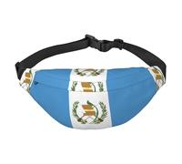Riñonera grande con la bandera de Guatemala para niños, bolsa cruzada de viaje, adecuada para disfrutar de deportes, correr, ciclismo, viajes, pesca
