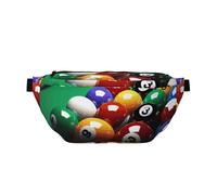 Riñonera grande cruzada para hombres y mujeres, barco pirata en el atardecer, bolsa de pecho ajustable para viajes, Billar, Talla única