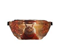 Riñonera grande de Ciudad Prohibida y gatos, regalos para disfrutar de deportes, festivales, entrenamiento, viajes, correr, casual, Black, Talla única