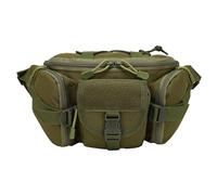 Riñonera grande de negocios para mujeres y hombres, riñonera, ajustable, bolsa cruzada con cinturón, bolsa de cadera para pesca al aire libre, ciclismo, viajes, bolsa de comercio, verde, Talla única