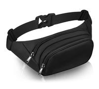 Riñonera Grande para Mujeres y Hombres, Bolsa de Cintura Syican con 3 Bolsillos con Cierre, Regalos para Disfrutar de Deportes, Viajes, Entrenamiento, Casual, Manos Libres, Bolsas Cruzadas para iPad,