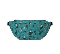 Riñonera grande para mujeres y hombres, cruzada, búho, zorro, flamenco, cocodrilo, cobra, bolsa cruzada de viaje para mujer, moderna, bolsa de cinturón para mujeres y hombres, riñonera para mujer con