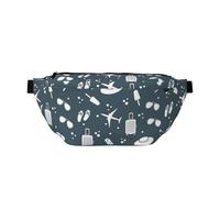 Riñonera grande para mujeres y hombres, cruzada, sombrero de helado, gafas de sol, bolsas cruzadas de viaje para mujer, bolsa de cinturón para mujeres y hombres, bolsa cruzada para mujer con correa