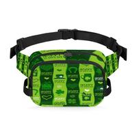 Riñonera Happy St. Patrick's Day para mujeres, hombres, niñas, niños, niñas, niños, cangurera Happy Clovers, para correr, deportes, senderismo, bolsa de cinturón, color, XL, Organizador de bolsas