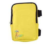 Riñonera holográfica para muslo, arnés de pierna para mujer, riñonera para exteriores, carnaval, senderismo, viajes, con correas ajustables, Amarillo, Talla única, Bolsa regular para el muslo