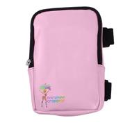 Riñonera holográfica para muslo, arnés de pierna para mujer, riñonera para exteriores, carnaval, senderismo, viajes, con correas ajustables, rosado (rosado claro), Talla única, Bolsa regular para el