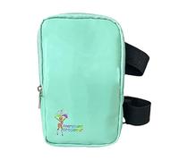 Riñonera holográfica para muslo, arnés de pierna para mujer, riñonera para exteriores, carnaval, senderismo, viajes, con correas ajustables, Verde (Mint Green), Talla única, Bolsa regular para el