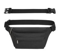 Riñonera Hombre Mujer Deportiva Unisex con Cinturón Ajustable Extendido de 30 cm y 4 Bolsillos con Cremallera Bolsa para Entrenamiento al Aire Libre Viajes Casual Correr Senderismo