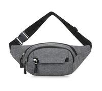 Riñonera Hombre，Riñonera Deportiva Riñonera Running con Correa Ajustable para Deportes al Aire Libre Viaje Correr Senderismo Ciclismo,Bum Bag Gery (Gris)