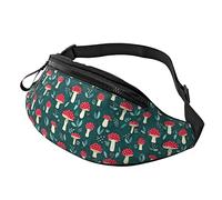 Riñonera Hongo Lindo, Riñoneras De Cintura Ajustable Riñonera Deportiva Unisex Riñoneras Hombre para Bici Actividade Viajar