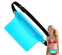 Riñonera Impermeable,Bolsa Impermeable Con Cinturilla Ajustable | Bolsa Protectora Seca Para Teléfono Móvil Pasaporte Documentos En Actividades Acuáticas Como Navegación Natación Buceo Kayak Playa Via
