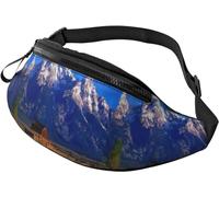 Riñonera impermeable de moda unisex para hombres y mujeres (Parque Nacional Grand Teton), Como se muestra en la imagen, Talla única, moda