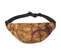 Riñonera impermeable de poliéster para hombre, ligera y duradera, ideal para mujeres y hombres, Feliz Navidad, Ley de la Brújula Navegación, Talla única