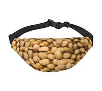 Riñonera impermeable de poliéster para hombre, ligera y duradera, ideal para mujeres y hombres, sombrero de bruja flamenco de Halloween, Patatas de jardín, One Size