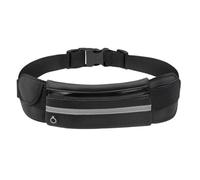 Riñonera impermeable para correr, ciclismo, gimnasio, correr, correr, Black, 2 unidades