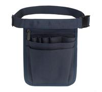Riñonera impermeable para herramientas, multicompartimento, organizador de almacenamiento, bolsa de cinturón para manitas, electricista, carpintero (azul)