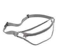 riñonera impermeable riñonera transparente para mujer impermeable pequeña riñonera transparente linda riñonera con correa ajustable bolsa transparente bolsillos para pintar para niños, gris, talla