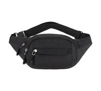 Riñonera Informal Grande Impermeable con Correa de Hombro Ajustable para Teléfono Móvil, Viajes, Compras y Deportes - para Hombres