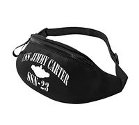 Riñonera Jimmy Carter SSN-23, riñonera de Viaje Ajustable para Hombres y Mujeres, riñonera para Correr al Aire Libre