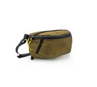 Riñonera ligera e impermeable, para senderismo, escalada, camping, con múltiples bolsillos, almacenamiento portátil de equipo, negro, gris, morado (tarjeta de nailon)