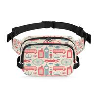 Riñonera Londo con estampado de Londo para mujeres, hombres, niñas, niños, riñoneras Londo para correr, deportes, senderismo, bolsa de cinturón, color, XL, Organizador de bolsas