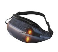 Riñonera Madre Sagrada Impresa Bolsos Bandolera Casual Fanny Pack Moda Bolsa De Cintura para Camping Senderismo Correr