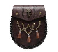 Riñonera medieval - Cartera de piel sintética, riñonera portátil, soporte para teléfono, bolso de cinturón para hombres, accesorios renacentistas, Fbg201cf, Refer to description, Unisex