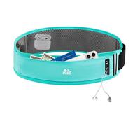 Riñonera mejorada para correr para mujeres y hombres, riñonera para corredores, soporte para teléfono, bolsa de cintura para entrenamiento, correr, accesorios de equipo de dinero, Azul cielo, no