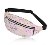 Riñonera Mujer Moda Riñonera Deportiva Viaje Bolso de Cintura Niñas Multifuncional Bolsillos Riñoneras Running Cinturón Impermeable Bandolera de Marcha Fanny Pack