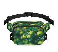 Riñonera multifunción con diseño de manzanas para viajes, deportes, correr, riñonera, riñonera, bolsa de cinturón para mujeres, hombres, niños y niñas, color, XL, Organizador de bolsas