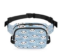 Riñonera multifunción con diseño de panda de animales, para viajes, deportes, correr, bonitos pandas, riñonera, bolsa de cinturón para mujeres, hombres, niñas y niños, color, XL, Organizador de bolsas