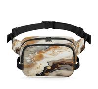 Riñonera multifunción con estampado de mármol abstracto para viajes, deportes, correr, riñonera, riñonera, bolsa de cinturón para mujeres, hombres, niñas y niños, color, XL, Organizador de bolsas