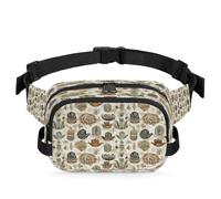 Riñonera multifunción con temática étnica bohemia, para viajes, deportes, correr, riñonera, bolsa de cinturón para mujeres, hombres, niños y niñas, color, XL, Organizador de bolsas