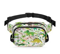 Riñonera multifunción con textura de mármol, para viajes, deportes, correr, dinosaurio, arte, mármol, riñonera, riñonera, bolsa de cinturón, para mujeres, hombres, niñas y niños, color, XL,