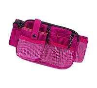 Riñonera multifunción para herramientas, práctica bolsa de cinturón para enfermeras, organizadores de herramientas diseñados para trabajadores de la salud, Rosa roja.
