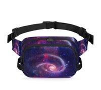 Riñonera multifunción para viajes, deportes, correr, universo, riñonera, riñonera, bolsa de cinturón para mujeres, hombres, niñas y niños, color, XL, Organizador de bolsas