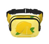 Riñonera multifuncional con estampado de limón de dibujos animados, bolsa de mensajero unisex de moda, bolsa de almacenamiento deportiva de viaje