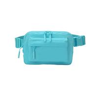 Riñonera multifuncional cruzada de color sólido con correa ajustable, cinturón resistente al agua para pecho unisex de color sólido, pequeño paquete de cinturón cruzado de tendencia, d, Talla única