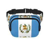 Riñonera multifuncional estampada con la bandera de Guatemala, bolsa de mensajero unisex de moda, bolsa de almacenamiento deportiva de viaje
