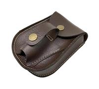 Riñonera multiusos de piel sintética para accesorios de camping al aire libre, color negro, 13,5 x 11,5 cm, marrón, 13,5 x 11,5 cm, 13.5x11.5cm, como se muestra en la
