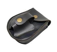 Riñonera multiusos de piel sintética para accesorios de camping al aire libre, color negro, 13,5 x 11,5 cm, Negro, 13,5 x 11,5 cm, 13.5x11.5cm, como se muestra en la