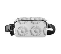 Riñonera multiusos, riñonera multiusos, color blanco sirena de belleza, bolsa de cuerpo de croose impermeable para viajes, Color09, 1 Size