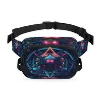 Riñonera Mystery Magic Sign para mujeres, hombres, niñas y niños, riñonera para correr, deportes, senderismo, bolsa de cinturón, color, XL, Organizador de bolsas