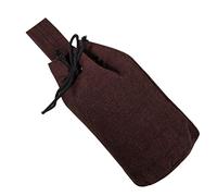 Riñonera Mythrojan con Cordón, Bolsa de Cinturón Medieval, Accesorios para Disfraces Renacentistas, Bolsa Larp, Monedero de Cosplay, Monedero Antiguo Vintage - Marrón, 8" x 6.5"