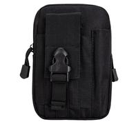 Riñonera para amantes del campamento y cazadores, bolsa esencial para el aire libre, Black, Talla única