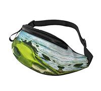 Riñonera para campo de golf de playa, para correr, senderismo, viajes, entrenamiento, pasear al perro, deportes, pesca, riñonera, Black, Talla única