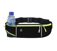 Riñonera para correr, 1 pieza Riñonera para correr para teléfono celular, Riñonera impermeable para correr Puede contener una botella de agua, para senderismo, fitness, viajar, correr, negro