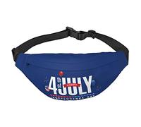 Riñonera para el Día de la Independencia del 4 de julio para hombres y mujeres, cinturón ajustable, riñonera de moda para rave, bolsa de viaje, Como se muestra en la imagen, Talla única, Mochila