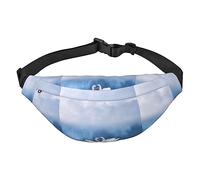 Riñonera para el día de San Valentín, con diseño de cisnes, corazón, ajustable, casual, para deportes, viajes, fiestas, Como se muestra en la imagen, Talla única, Mochila casual