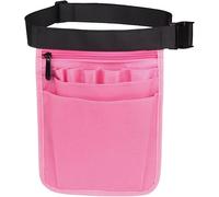 Riñonera para enfermera, con múltiples bolsillos, con correa de cintura ajustable, bolsa organizadora, Pink, moda